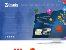 Tablet Screenshot of incube.com.pl